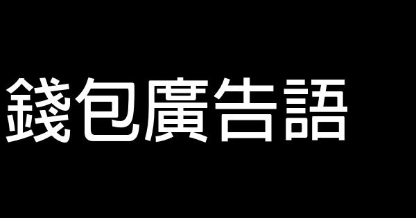 錢包廣告語 0 (0)
