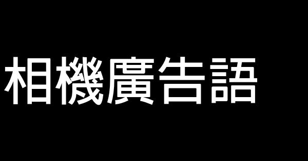 相機廣告語 0 (0)