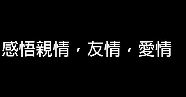 感悟親情，友情，愛情 0 (0)