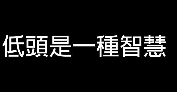 低頭是一種智慧 0 (0)