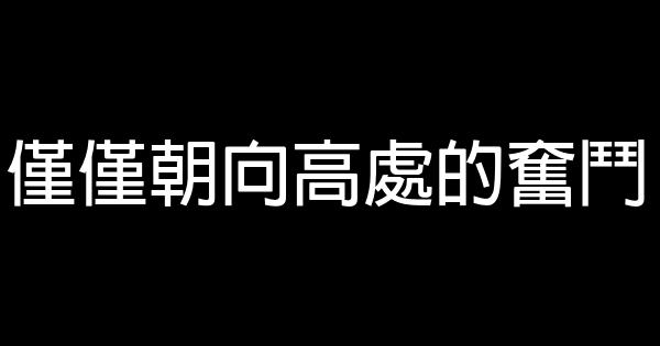 仅仅朝向高处的奋斗 0 (0)