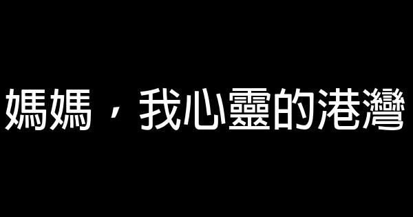 媽媽，我心靈的港灣 0 (0)