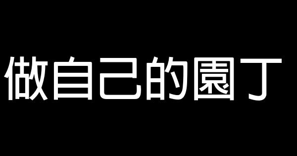 做自己的园丁 0 (0)