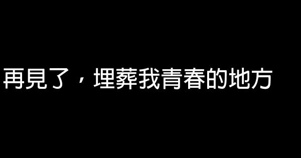 再见了，埋葬我青春的地方 0 (0)
